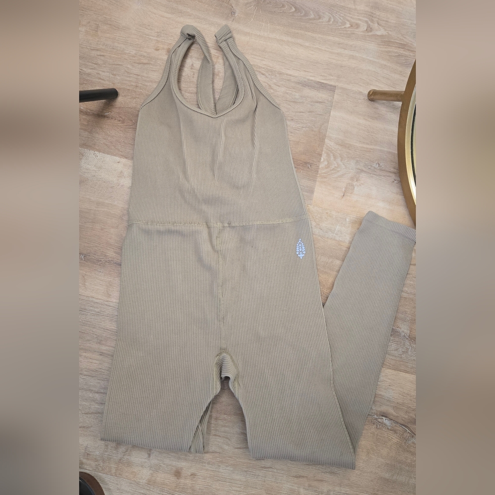 Free People Tan Women's Jumpsuit - Picture 4 of 4